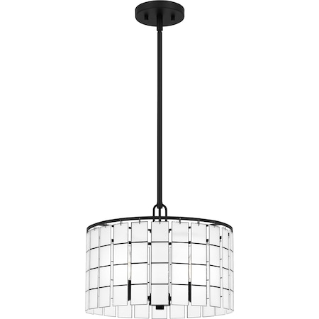 Quoizel Seigler Pendant 3 Lights Matte Black SGL2814MBK